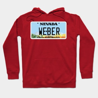 Weber Grill Nevada vanity license plate Hoodie